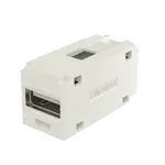 [Nexus:syscom] 1 - Módulo Acoplador USB 2.0, Hembra a Hembra, Tipo Mini-Com, Color Blanco Mate CMUSBAAIW imagen 1