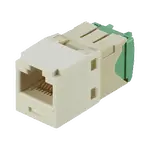 [Nexus:syscom] 1 - Conector Jack RJ45 Estilo TG, Mini-Com, Categoría 6, de 8 Posiciones y 8 Cables de Calibre 28/30 AWG, Color Blanco CJT688TGWH imagen 1