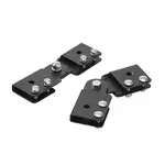 [Nexus:syscom] 1 - Accesorio de Empalme (Unión), Para Conexión de Subidas o Bajadas Con Escalerilla Recta, de Acero, Color Negro LABSKB imagen 1