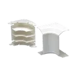 [Nexus:syscom] 1 - Esquinero interior, para uso con canaleta T70, Material PVC Rígido, Color Blanco Mate T70ICIW imagen 1