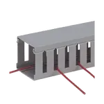[Nexus:syscom] 2 - Canaleta Ranurada de PVC sin Tapa, Tipo G, 3.25 in de Ancho, 3.12 in de Alto y 1828.8 mm de Largo, Color Gris G3X3LG6 imagen 2