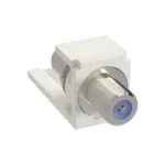 [Nexus:syscom] 1 - Módulo Acoplador Coaxial Tipo F, Mini-Com, de 75 Ohms, 3.0 GHz, Color Blanco CMFWH imagen 1
