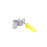 [Nexus:syscom] 4 - Kit de 12 grapas, 12 taquetes y 12 tornillos para sujetar conductores redondos o tubo en muro (2103-07240) TK-1014 imagen 4