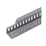 [Nexus:syscom] 1 - Canaleta Ranurada de PVC sin Tapa, Tipo H (Tapa Abisagrada), 55.1 mm de Ancho, 50.3 mm de Alto y 1828.8 mm de Largo, Color Gris H2X2LG6 imagen 1