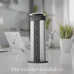 [Nexus:syscom] 4 - Teleblock Simon K45 para Voz, Datos, Multimedia o Contactos Eléctricos / Capacidad para 4 Módulos K45 / Apertura Manual con Tapa Abatible / Instalación en Mobiliario de Oficina o Comercial / (KTL204CY) SM-TORR4M imagen 4