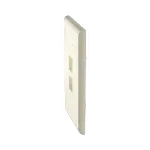 [Nexus:syscom] 2 - Placa de Pared Vertical, Salida Para 2 Puertos Keystone, Con Espacios Para Etiquetas, Color Marfil NK2FEIY imagen 2