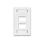 [Nexus:syscom] 1 - Placa de Pared Modular MAX, de 4 Salidas, Color Blanco MX-F-PS-04-02 imagen 1
