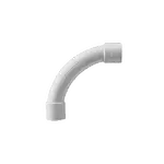 [Nexus:syscom] 1 - Curva de radio estrecho para tubería rígida, recomendado para cables de datos, PVC Auto-extinguible, de 40 mm DX-40-140 imagen 1