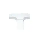 [Nexus:syscom] 1 - Sección en "T" color blanco de PVC auto extinguible,  para canaleta PT48 (6140-01002) PT-48-T imagen 1