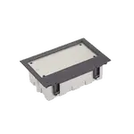 [Nexus:syscom] 3 - Caja Para Instalación en Pavimento para Voz, Datos o Contactos Eléctricos / Capacidad para 4 Módulos / Espacio Embellecedor en la Tapa / Profundidad Ajustable de 70 a 100 mm (2.76 a 3.94 pulgadas) / Los Módulos se Adquieren Aparte / Incluye Registro SM-CPAV-4 imagen 3