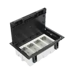 [Nexus:syscom] 5 - Caja Para Instalación en Pavimento para Voz, Datos o Contactos Eléctricos / Capacidad para 4 Módulos / Espacio Embellecedor en la Tapa / Profundidad Ajustable de 70 a 100 mm (2.76 a 3.94 pulgadas) / Los Módulos se Adquieren Aparte / Incluye Registro SM-CPAV-4 imagen 5