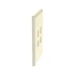 [Nexus:syscom] 4 - Placa de Pared Vertical, Salida Para 4 Puertos Keystone, Con Espacios Para Etiquetas, Color Marfil NK4FEIY imagen 4
