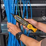 [Nexus:syscom] 5 - Sonda Digital Profesional / Rastreo de Tono Digital y Analógico / LED para Espacios Oscuros / Conector de Auriculares para Ruido Extremo / Modelo VDV500-223 / Cumple con Certificaciones CE y UKCA / Punta de Sonda Reemplazable VDV500-223 imagen 5