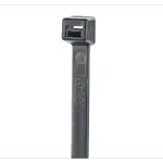 [Nexus:syscom] 1 - Cincho de Nylon 6.6 StrongHold™, 1220mm largo x 9mm ancho, Color Negro, Cámara impelente, Paquete de 50pz S48-175-L0 imagen 1