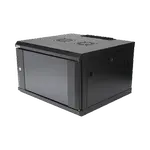 [Nexus:syscom] 2 - Gabinete de Pared PRECISION 19 in 6UR (455mm) - Cristal Templado. Incluye: 2 Ventiladores y Panel Cepillo PS06550G imagen 2