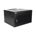 [Nexus:syscom] 2 - Gabinete de Pared PRECISION 19 in 6UR (455mm) - Puerta Perforada Incluye: 2 Ventiladores y Panel Cepillo PS-06-550D imagen 2