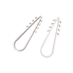 [Nexus:syscom] 1 - Bolsa con 100 clips sujetadores de plástico para cables de 11 a 19 mm. Ideales para instalaciones en pared, brindan sujeción firme y segura. LPHOLD18 imagen 1