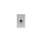 [Nexus:syscom] 1 - Placa de Pared Telefónica, Salida de 1 Puerto Keystone, Con Jack Cat5e Estilo TP, de Acero Inoxidable KWPK5E imagen 1