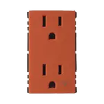 [Nexus:syscom] 1 - Toma de Corriente Dúplex / Tierra Aislada / 10A 127V / Embornamiento a Tornillo / Color Naranja / Simon 25 Plus SM-2TC-N imagen 1