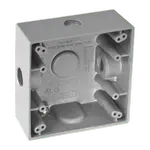 [Nexus:syscom] 1 - Caja Cuadra de 1/2" a Prueba de  Intemperie/ Cuenta con 3 salidas. RC-0502 imagen 1