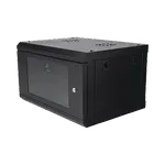 [Nexus:syscom] 2 - Gabinete de Pared con Puerta de Cristal Templado, 455mm de Profundidad, 6U Rack de 19'', Acero Reforzado SR1906LH3GA imagen 2