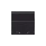 [Nexus:syscom] 1 - (K80MD64/14) Placa Voz y Datos Inclinada con Guardapolvo y Adaptador para RJ45 Keystone - Color Grafito SM-1-KEYA-G imagen 1