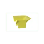 [Nexus:syscom] 2 - Accesorio de Control de Radio de Curvatura, Para Bajadas de Cable con Canaletas FiberRunner 4x4, Color Amarillo FTR4X4LYL imagen 2