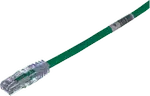 [Nexus:syscom] 1 - Cable de Parcheo TX6, UTP Cat6, 24 AWG, CM, Color Verde, 3.05 Metros (10 Pies) UTPSP10GRY imagen 1