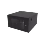 [Nexus:syscom] 1 - Gabinete de Pared con Puerta de Cristal Templado, 635 mm de Profundidad, 6U Rack de 19 in, Acero Reforzado SR-1906-GN2G imagen 1