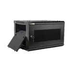 [Nexus:syscom] 4 - Gabinetes PRECISION, Con Puerta Perforada, de 19in, 6UR, 450mm de Profundidad, Color Negro PSTC-06-645-BDP imagen 4