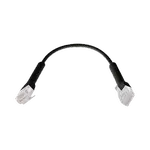 [Nexus:syscom] 2 - UniFi Ethernet Patch Cable Cat6 de 22 cm (8.66 pulgadas), Color Negro UC-PATCH-RJ45-BK imagen 2