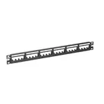 [Nexus:syscom] 2 - Panel de Parcheo Modular Mini-Com (Sin Conectores), Ultimate IDÆ, Plano, Sin Blindaje, Con Etiqueta y Cubierta, de 24 Puertos, 1UR UICMPP24BLY imagen 2