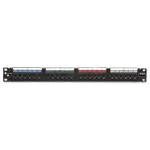 [Nexus:syscom] 1 - Patch Panel UTP HD6 de 24 Puertos, Precargado con Jacks Categoría 6, Plano, 1UR HD6-24 imagen 1