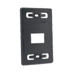 [Nexus:syscom] 2 - Placa de Pared Modular MAX, de 2 Salida, Color Negro MX-FP-S-02-01 imagen 2