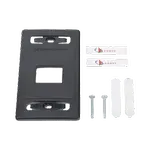 [Nexus:syscom] 4 - Placa de Pared Modular MAX, de 2 Salida, Color Negro MX-FP-S-02-01 imagen 4