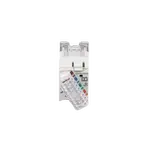 [Nexus:syscom] 5 - Jack Ultramax Cat5e, UTP, Montaje Híbrido en Placa de Pared (Plano y Angulado), Color Gris, Punch Down U5-H04NS imagen 5