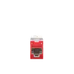 [Nexus:syscom] 2 - Jack Ultramax Cat6a, Utp, Montaje Híbrido en Placa de Pared (Plano y Angulado), Color Rojo, Punch Down U6A-H03NS imagen 2