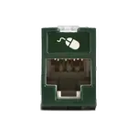[Nexus:syscom] 1 - Jack Ultramax Cat6A, UTP, Montaje Híbrido en Placa de Pared (Plano y Angulado), Color Verde, Punch Down U6A-H07NS imagen 1