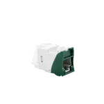 [Nexus:syscom] 2 - Jack Ultramax Cat6A, UTP, Montaje Híbrido en Placa de Pared (Plano y Angulado), Color Verde, Punch Down U6A-H07NS imagen 2