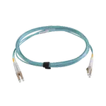 [Nexus:syscom] 1 - Jumper de Fibra Óptica Multimodo 50/125 XGLO OM4, LC-LC Duplex, OFNR, Color Aqua, 3 Metros (9.84 Pies) FJ2-LCLC5V-03AQ imagen 1