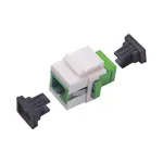 [Nexus:syscom] 1 - Acoplador Keystone de Fibra Óptica Monomodo SC/APC Simplex a SC/APC LP-FO-AD-6150 imagen 1