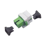 [Nexus:syscom] 2 - Acoplador Keystone de Fibra Óptica Monomodo SC/APC Simplex a SC/APC LP-FO-AD-6150 imagen 2