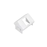 [Nexus:syscom] 1 - Adaptador para Placa de Pared CT, de una Salida, Angulado, Color Blanco CTE-MXA-01-02 imagen 1