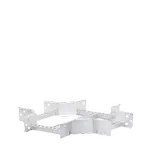 [Nexus:syscom] 3 - Derivación "X" Horizontal de Aluminio Perfil Z / Peralte 3 1/4" / Ancho 9"/ Radio 8" / Incluye Tornillería (CHXHEZ314R8X9AK) CHXE8R8X9AK imagen 3