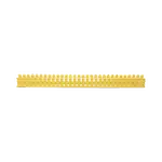 [Nexus:syscom] 2 - Canaleta Ranurada de PVC sin Tapa, Tipo H (Tapa Abisagrada), 2 in de Ancho, 2 in de Alto y 1828.8 mm de Largo, Color Amarillo H2X2YL6 imagen 2