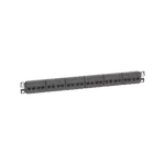 [Nexus:syscom] 4 - Panel de Parcheo con 24 Acopladores Mini-Com, Plano, Categoría 5e, de 1 UR, Color Negro CP245E88BLY imagen 4