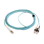 [Nexus:syscom] 1 - Jumper de Fibra Óptica Multimodo 50/125 XGLO OM3, LC-SC Duplex, OFNR, Color Aqua, 1 Metro (3.28 Pies) FJ2-LCSC5L-01AQ imagen 1