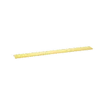[Nexus:syscom] 3 - Tapa para Canaleta Ranurada Tipo H, de 2 in de Ancho, 1828.8 mm de Largo, Color Amarilo HC2YL6 imagen 3