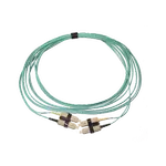 [Nexus:syscom] 1 - Jumper de Fibra Óptica Multimodo 50/125 OM3 XGLO, SC-SC Duplex, OFNR, Color Aqua, 5 Metros (16.40 Pies) FJ2-SCSC5L-05AQ imagen 1