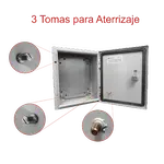 [Nexus:syscom] 8 - Gabinete de Acero IP66 Uso en Intemperie (250 x 300 x 150 mm) con Placa Trasera Interior Metálica y Compuerta Inferior Atornillable (Incluye Chapa y Llave T). PST-2530-15A imagen 8